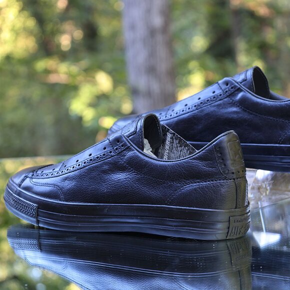 Converse x John Varvatos Black Leather Slip On 2016 - Picture 15 of 16